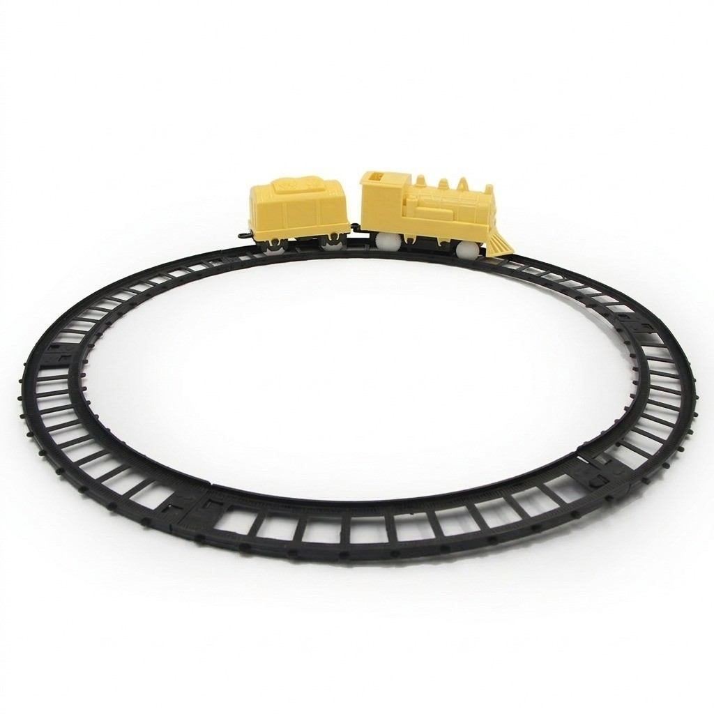 Trem de Construção Infantil com Trilho Locomotiva Super Trilhos fashion