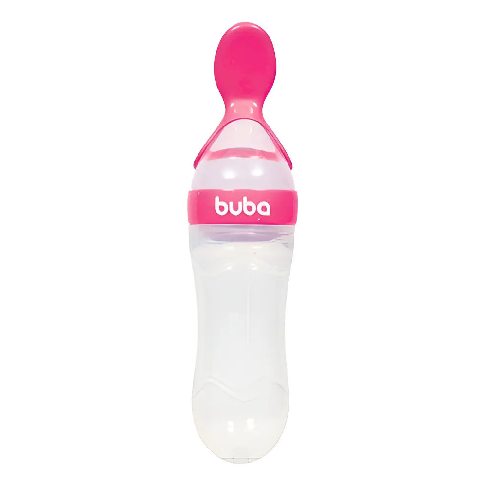 Mamadeira Colher Dosadora 90ml - Buba - Rosa