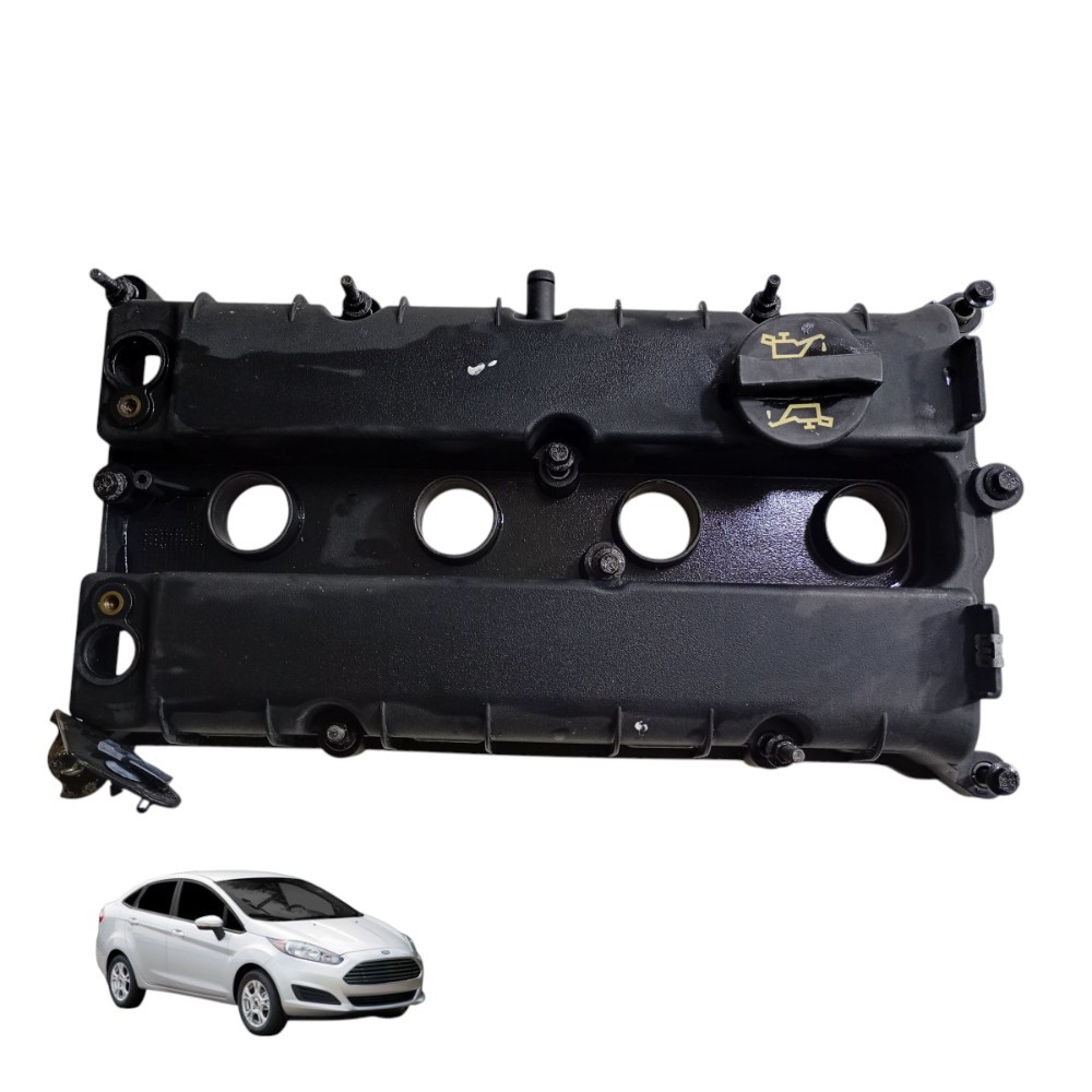 Tampa Valvula Cabecote Ford New Fiesta 1.5 2015 2016 2017 Preto