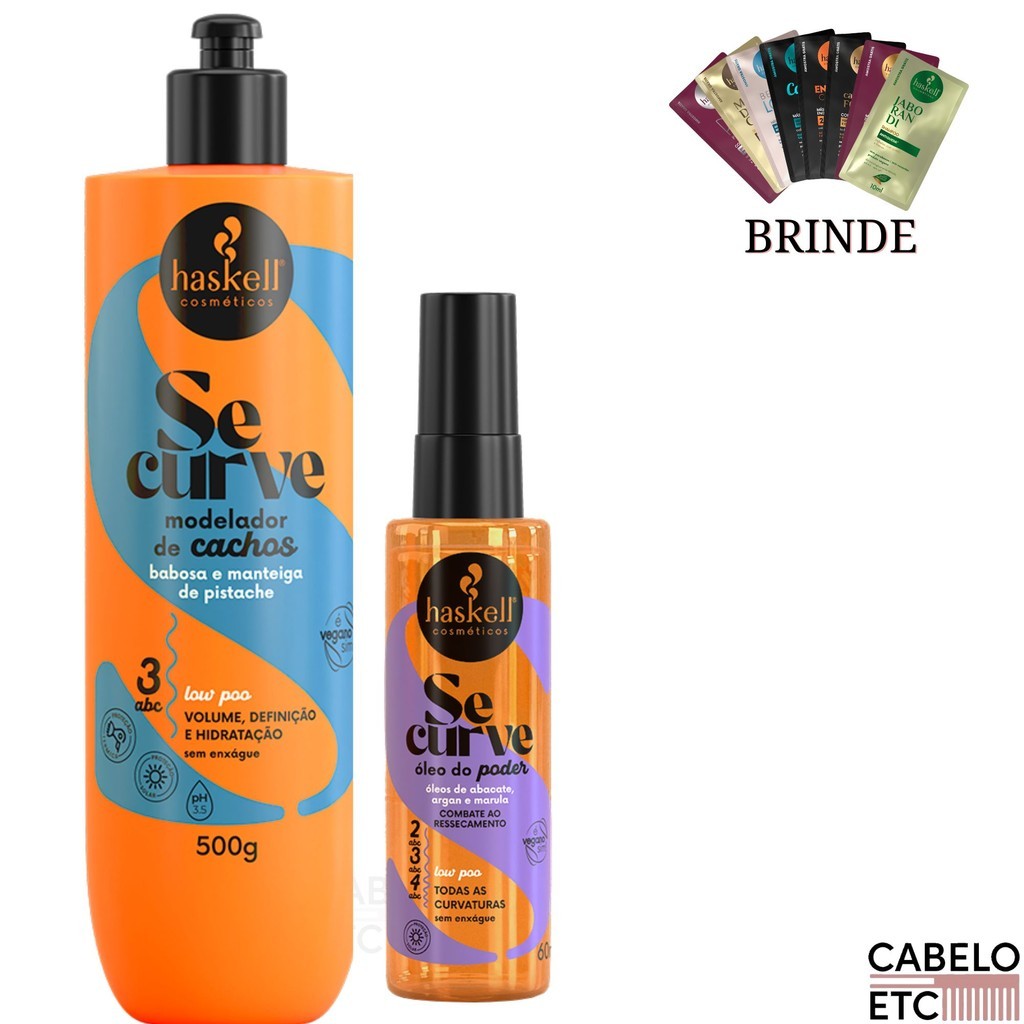 Kit Modelador de Cachos 500g + Serum do Poder 60g Se Curve - Haskell