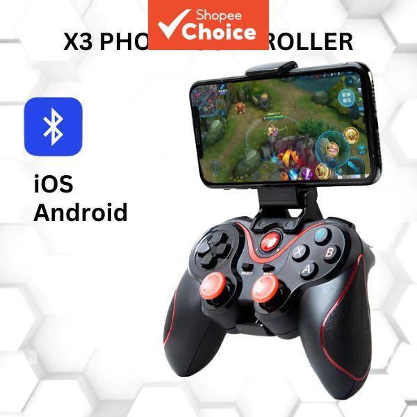 Joystick Gamepad Bluetooth Sem Fio, Controle para PC PS3 IOS Telefone Nintendo Switch Acessórios T3 X3