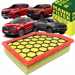 Filtro Ar Fiat Titano / Toro - Jeep Commander - RAM Rampage / Dakota - 2.2 Turbo Diesel Multijet (Mann-Filte