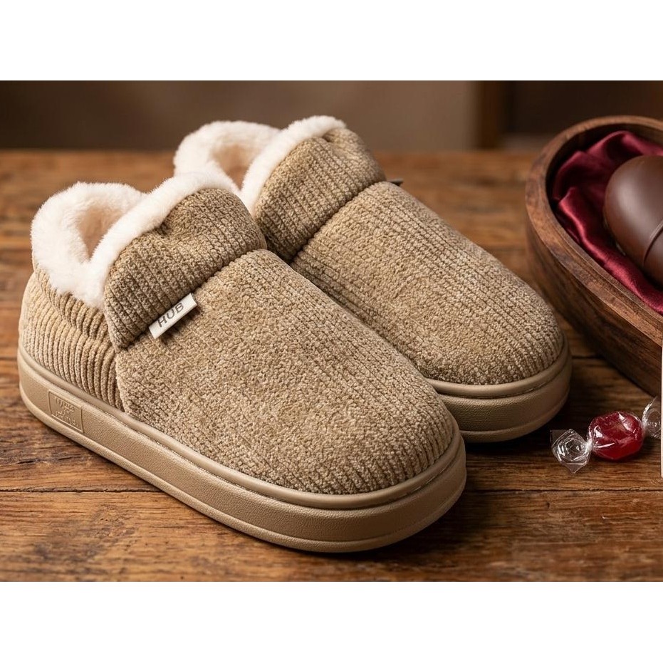 Pantufa Feminina Fechado Botinha Soft Premium Antiderrapante