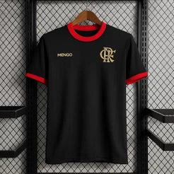 Camisa Flamengo Masculina Mistura Preta Oficial Licenciada