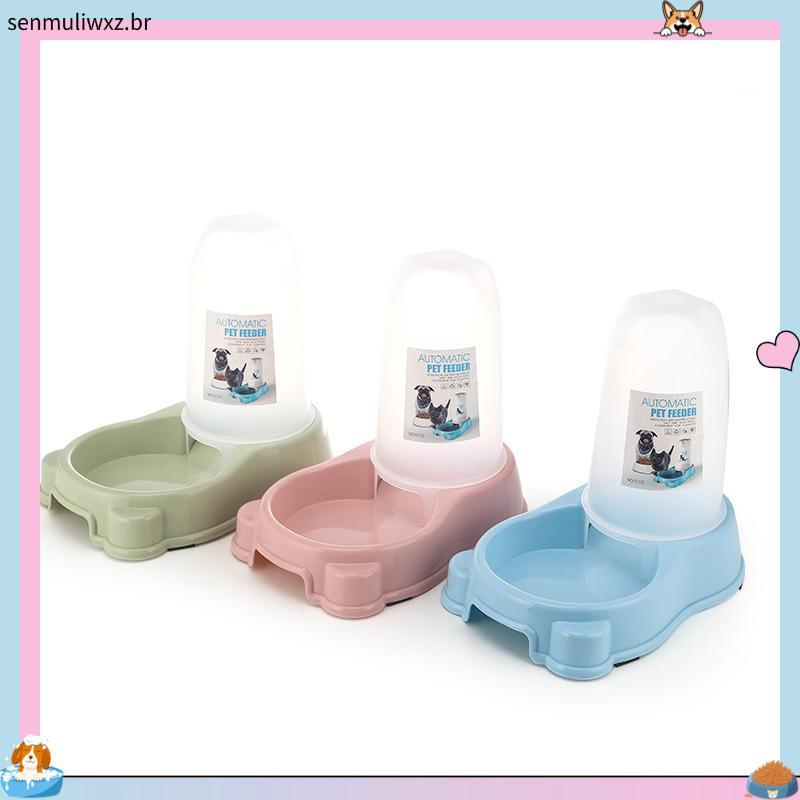 Kit Comedouro e Bebedouro Automático Grande 6,5 Litros, para Cães de Grande Porte