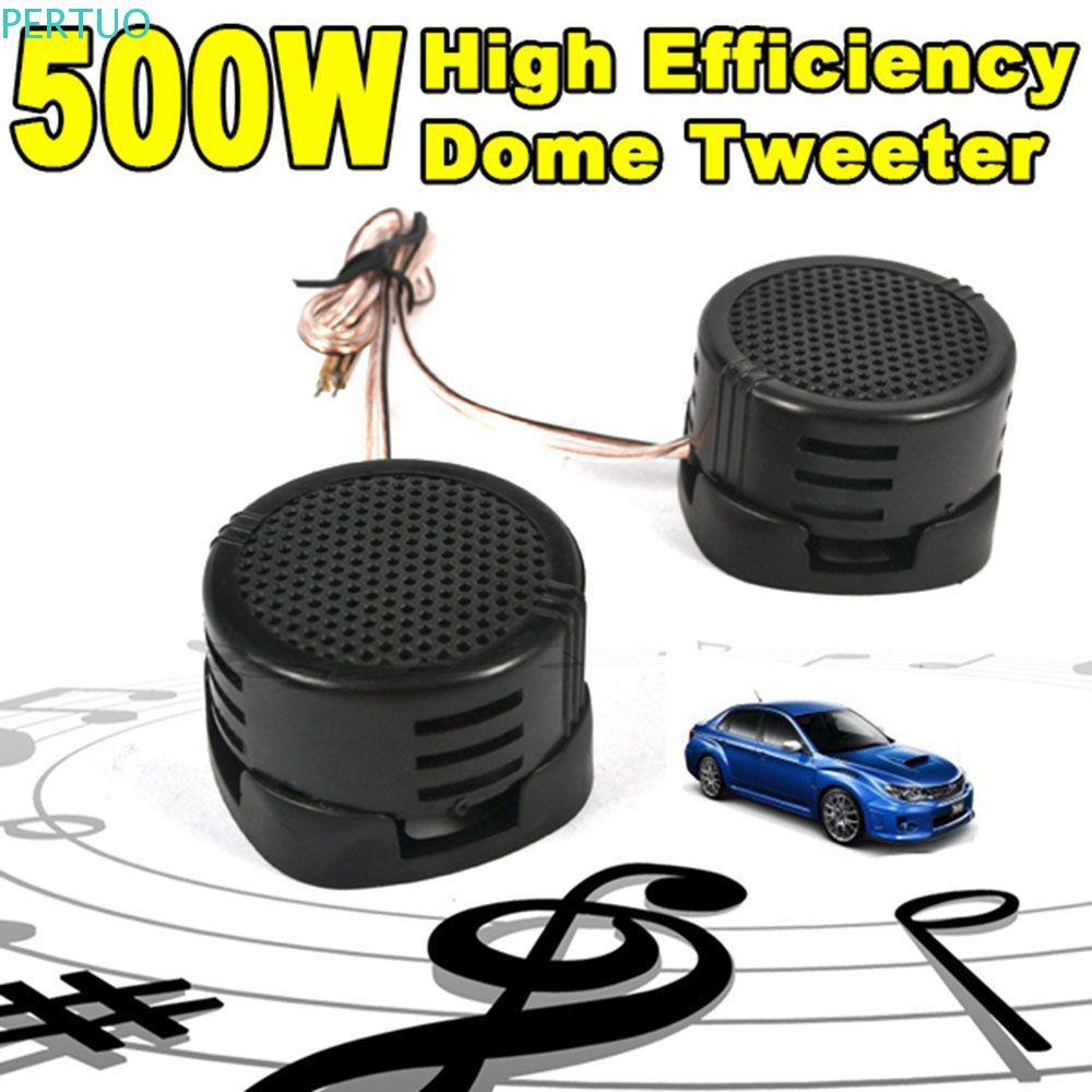 PORTSOUTLET Tweeter Para Carro 1 Par De Som Automático 500W Mini
