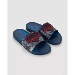 Chinelo Slide Infantil Grendene Kids Liga da Justiça Darkstep