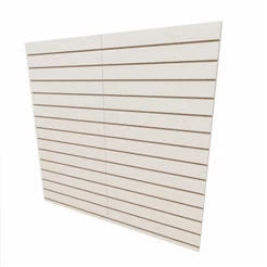 Painel canaletado 180x180 Branco mdf canaletado