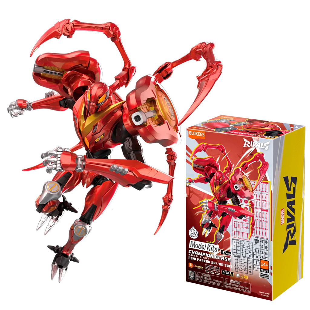 Boneco Articulado Montável Blokees Marvel Rivals 09 Peni Parker SP//DR Suit Cole