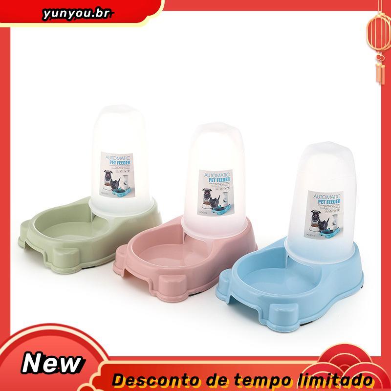 Kit Comedouro e Bebedouro Automático Grande 6,5 Litros, para Cães de Grande Porte