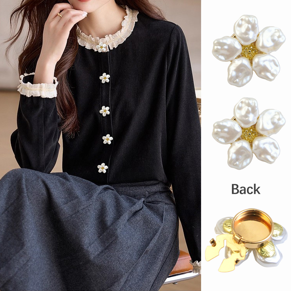 Botão Pérola com Dourado: Onde Comprar | BuscaProdutos