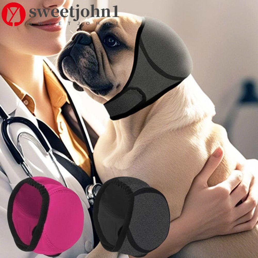 SWEETJOHN1 Capas Para Orelhas De Cachorro , Protetor De Orelha Calmante Ajustável Anti-Ruído , Protetores Animais De Est