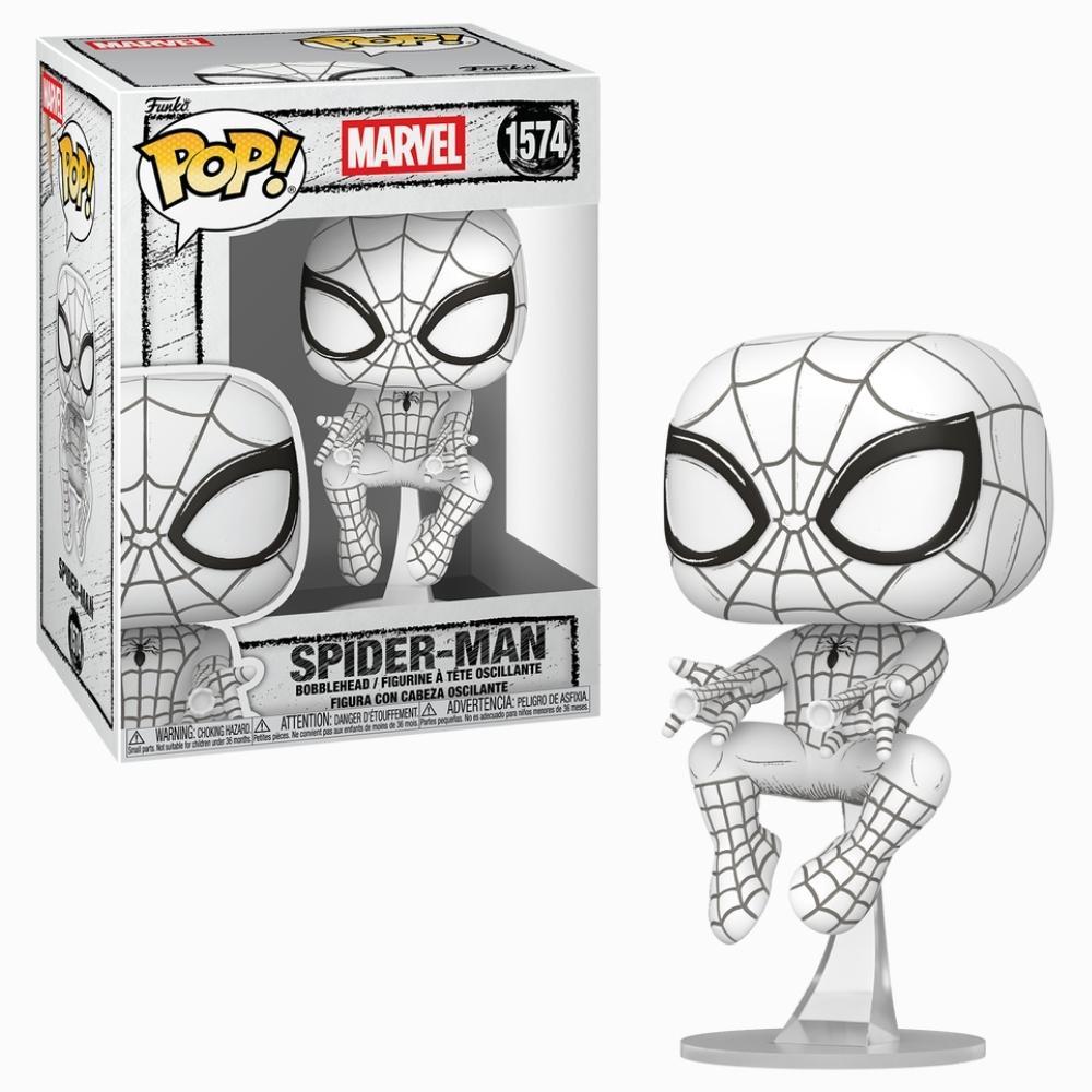 Boneco Funko Pop! Marvel Esboços - Homem-Aranha em Oferta na Shopee