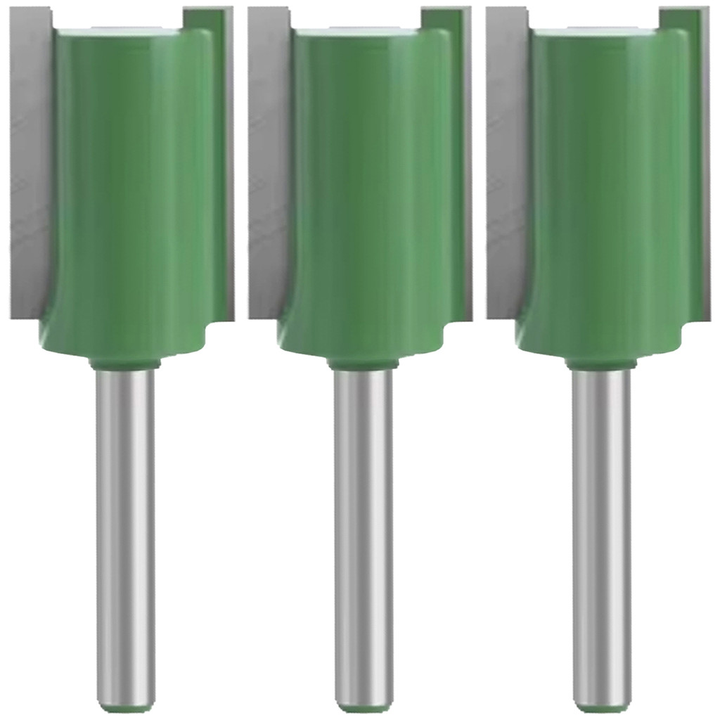 Kit 3 Fresa Reta Paralela 20mm Haste 6mm Widea Madeira Tupia em Oferta na Shopee