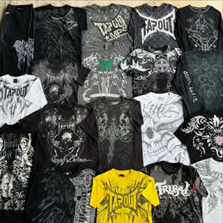 Nova Série Tapout Camisetas Unissex Retro Americano Verão Casual Topos Hip-Hop Punk Impressão Roupas De Rua em Oferta na Shopee
