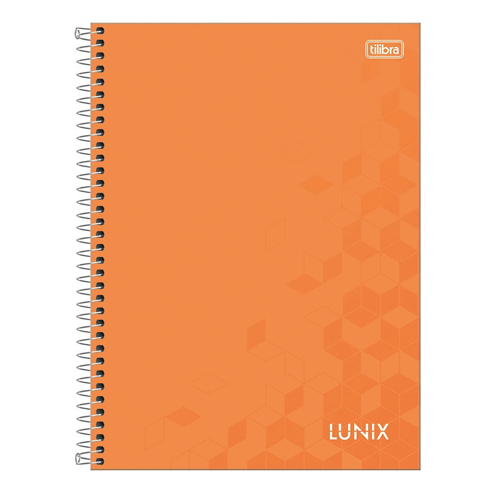 Detalhes do Caderno Universitário Tilibra Capa Dura Lunix 10 Matérias 160 Folhas - Item Sortido