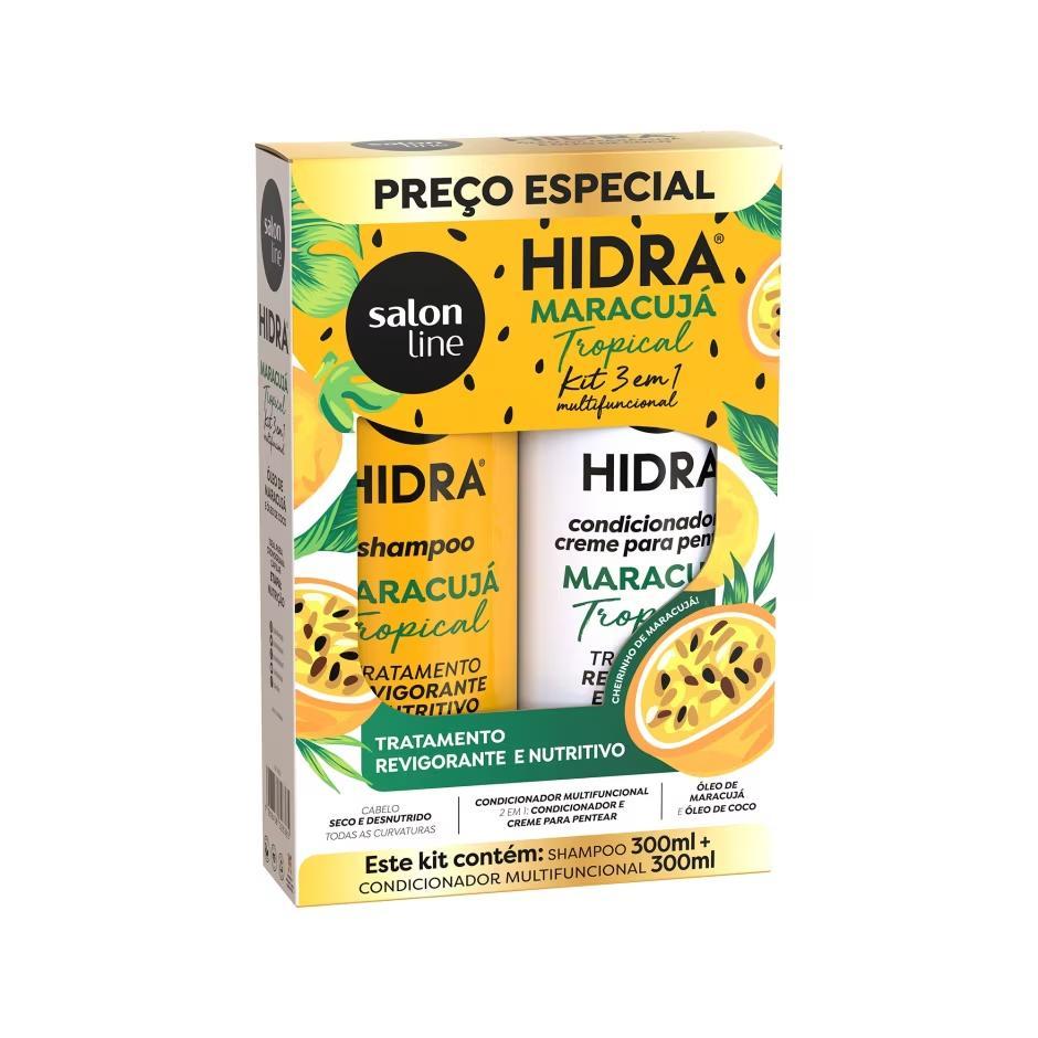 Kit Salon Line Shampoo e Condicionador Salon Line Hidra Maracujá 300ML
