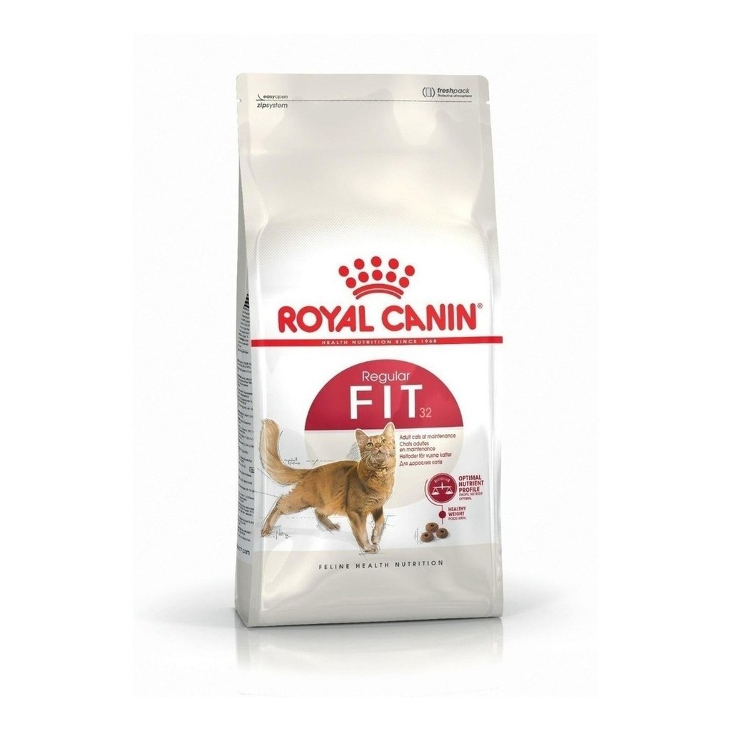 Alimento Royal Canin Feline Health Nutrition Regular Fit 32 para gato adulto sabor mix de 1.5 kg
