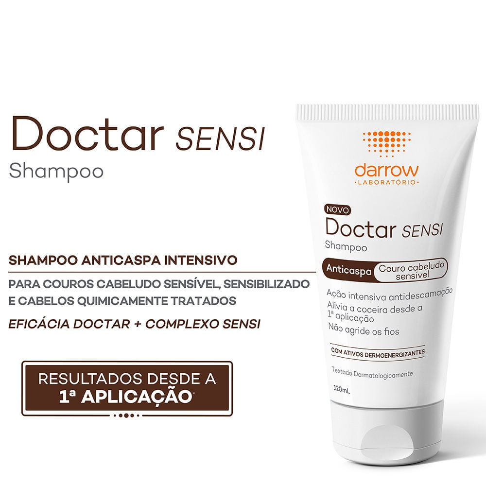 Detalhes do Doctar Sensi Darrow Shampoo Anticaspa 120ml