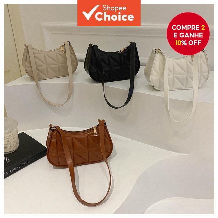 2024 nova bolsa de ombro casual retrô