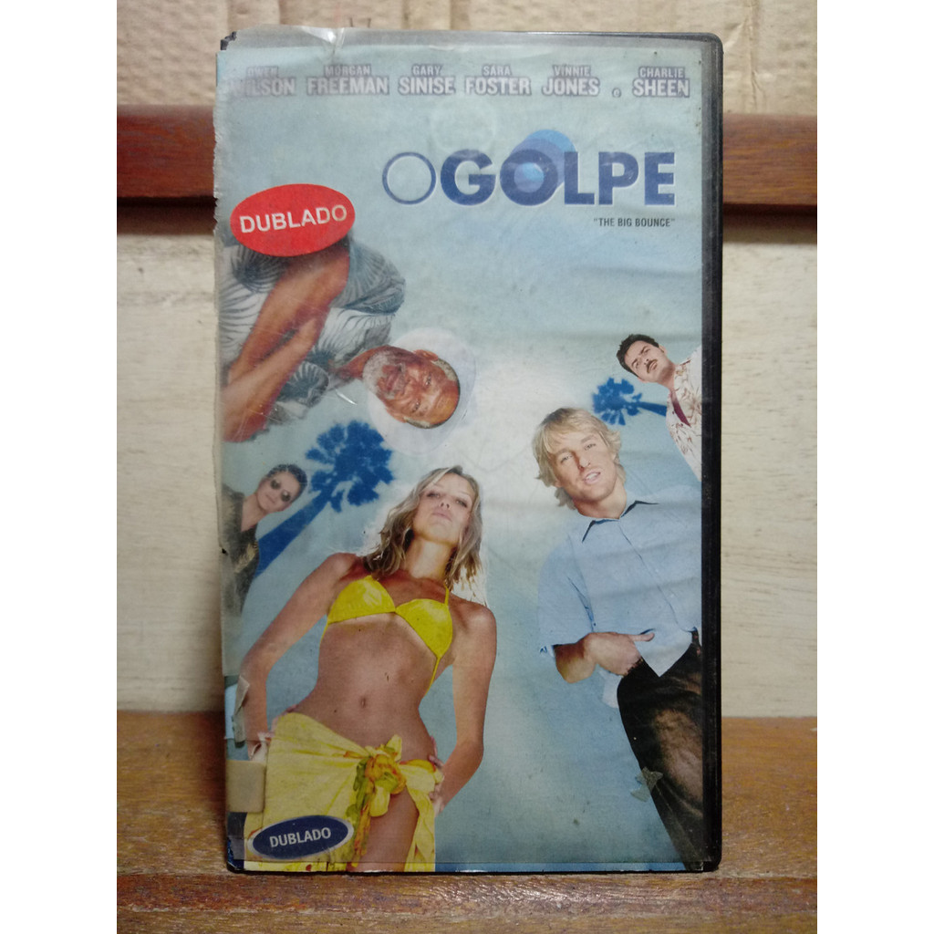 vhs O Golpe - Owen Wilson - Morgan Freeman Charlie Sheen