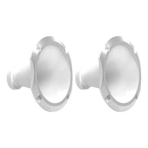 2 CORNETA ALUMÍNIO 11-25 CONE CURTO BOCA ROSCA BRANCA em Oferta na Shopee