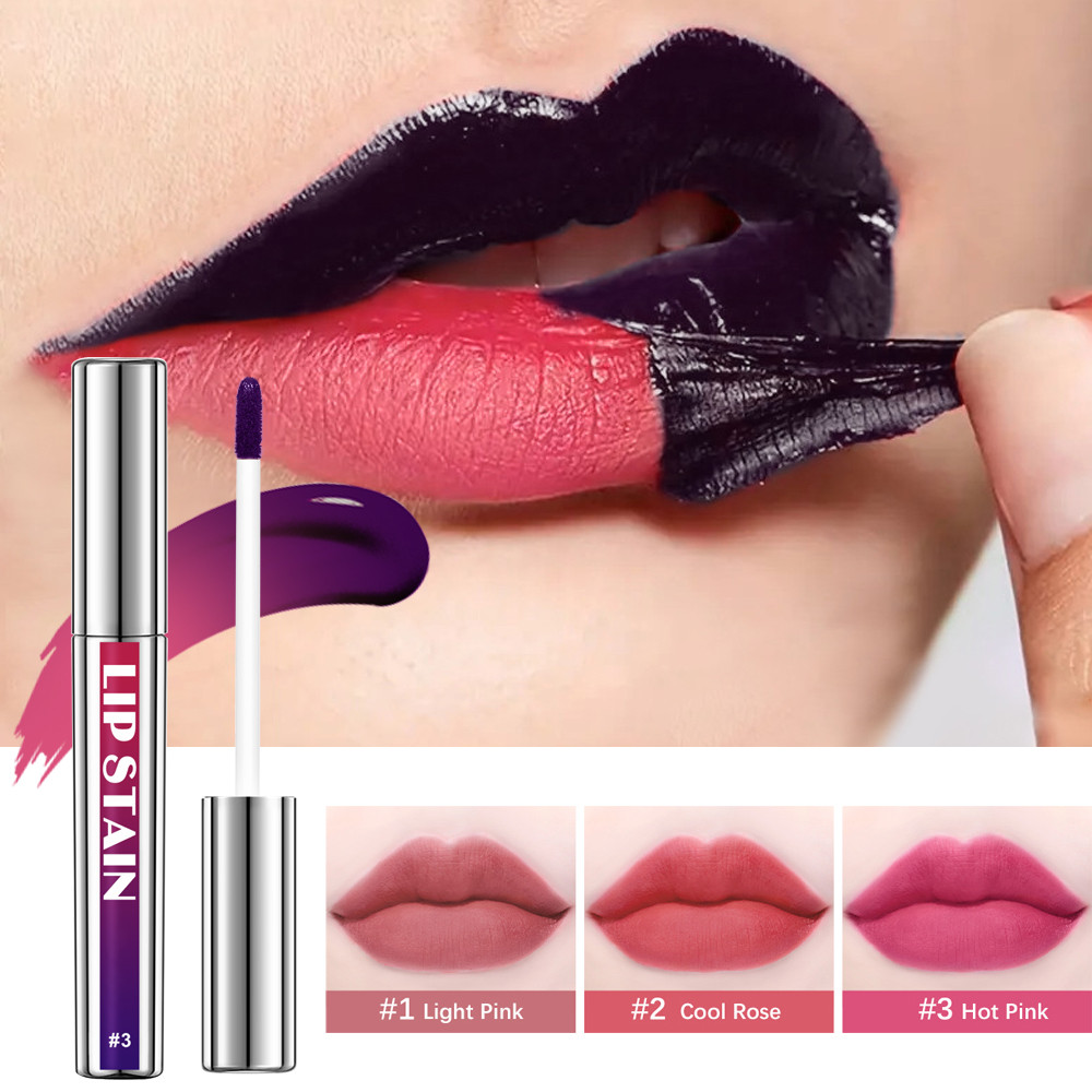 Peel Off Lip Stain Revelar Longa Duração À Prova D'água Rosa Tint De Transferência Copo Antiaderente Natural Cosméticos 