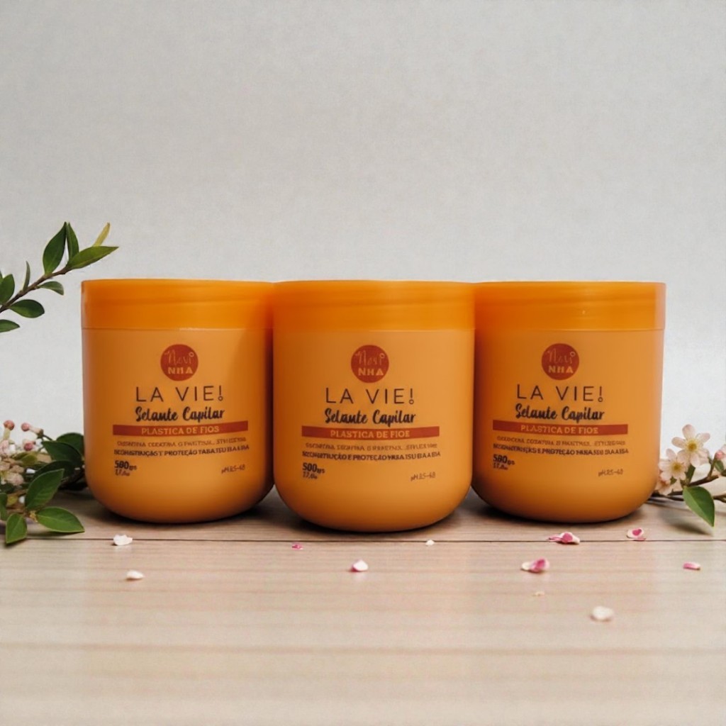 Combo 03 Máscara Anabolizante Capilar Cabelo Cresce rapidamente Hidratação Fortificação Creme Original