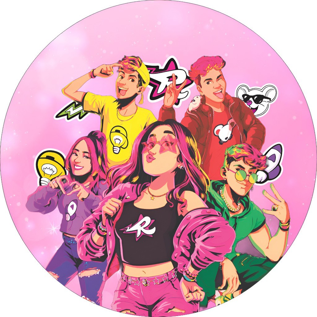 Capa Painel de Festa 1,50x1,50 Redondo Sublimado Premium Tema Emily Vick em Oferta na Shopee