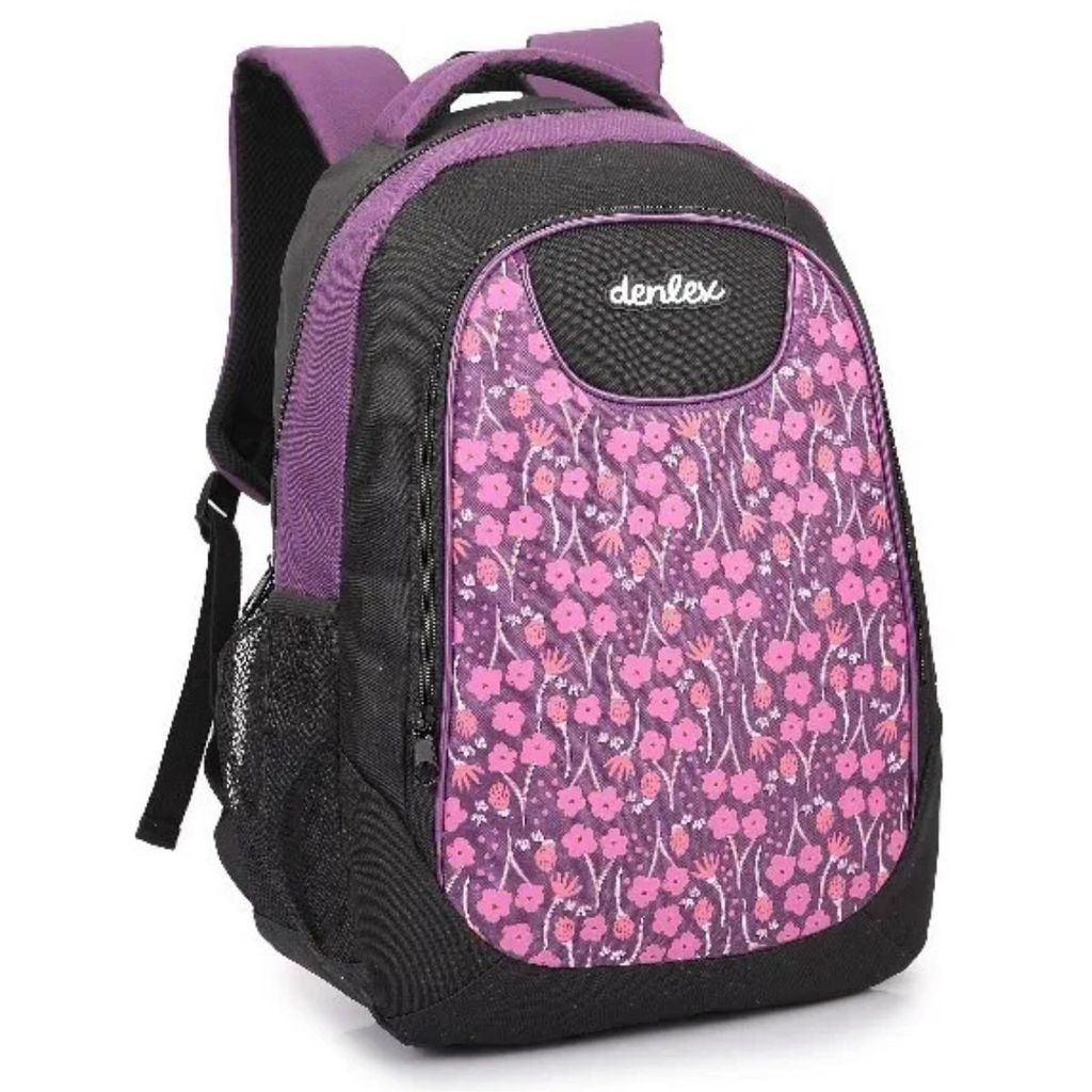 Mochila Costas Feminina Flores Trabalho Dl9043 Denlex