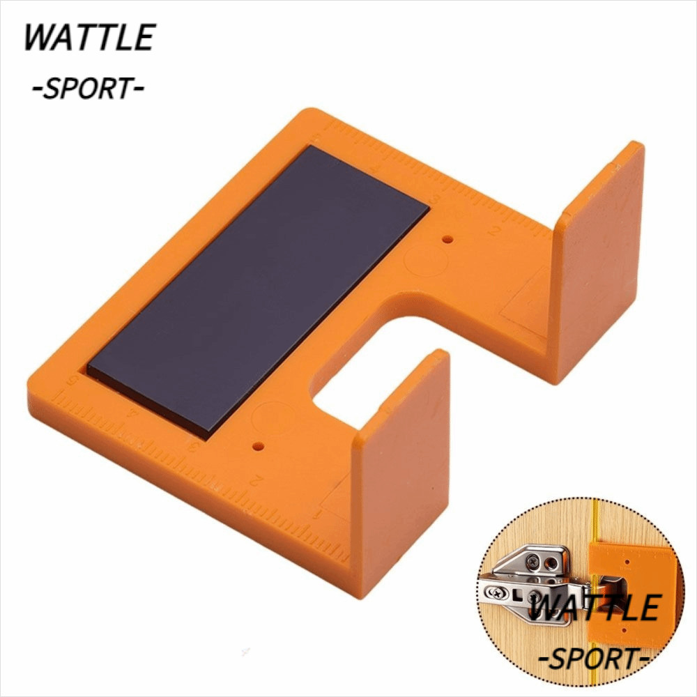 Placa De Fixação De Instalação De Dobradiça WATTLE , Com Peça De Posicionamento De Furo em Oferta na Shopee