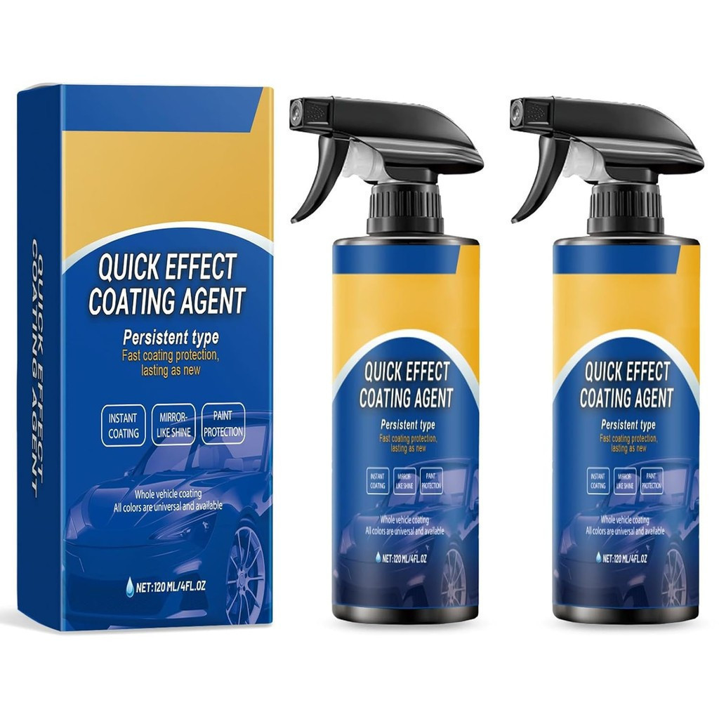 Spray de Revestimento Automotivo de Ação Rápida Avançado, Spray de Revestimento para Carros, Agente de Revestimento de E