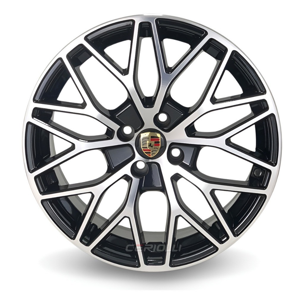 Jogo De Roda Aro 17 Bbs Porsche 4x100 Hyundai HB20 Sense Vision 2014/15/16/17/18/19