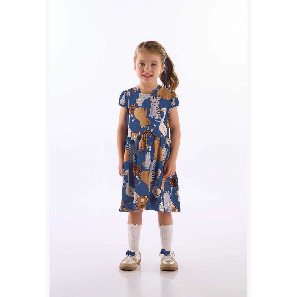 Vestido Cotton Bichos Up Baby