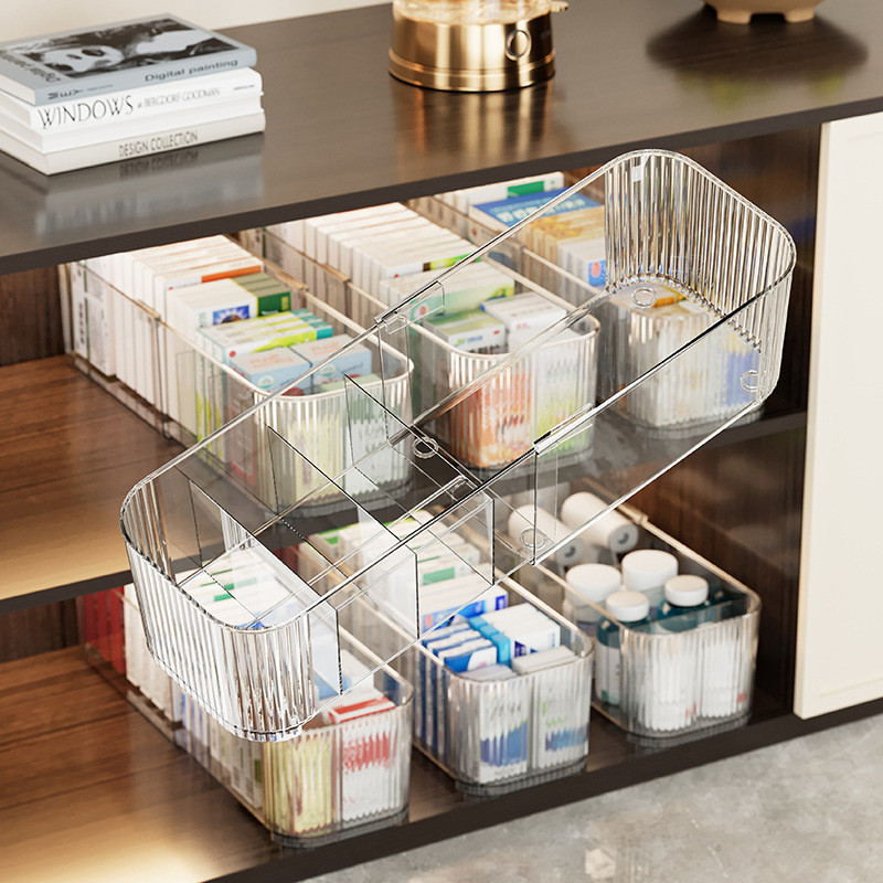 Organizador Modular Multiuso para Gaveta e Armário | Porta Maquiagem, Cosméticos e Acessórios em Plástico Resistente