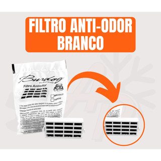 Kit Filtro Geladeira Antiodor compativel refrigerador bem estar