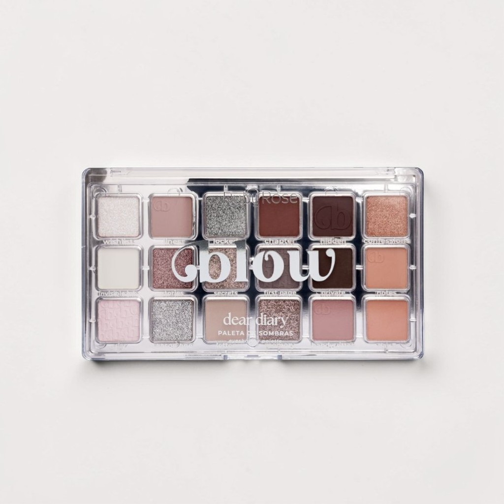 Paleta De Sombras Dear Diary Blow - Hbe2207 - Ruby Rose