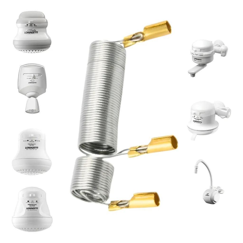 Resistência Maxi Ducha Big Banho Bello Banho Jet Set Bella Ducha Relax Suprema Compacta 127V 220V 5500W
