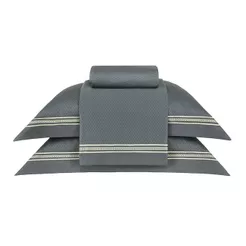 Jogo de Cama Queen Cetim 300Fios Buddemeyer Vision Salvatore 100% Algodão Penteado Estampado 4 peças