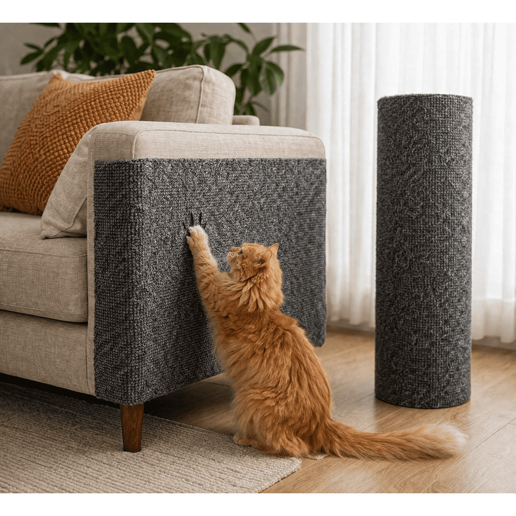 Arranhador Gato Arranhador Pet Adesivo Grande Proteção Para Sofá Cama Box