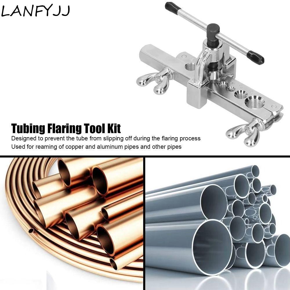 LANFYJJ Expansor De Tubo De Cobre , Conjunto De Ferramentas De Alargamento Métrico/Polegada De 45 Graus , Ferramenta