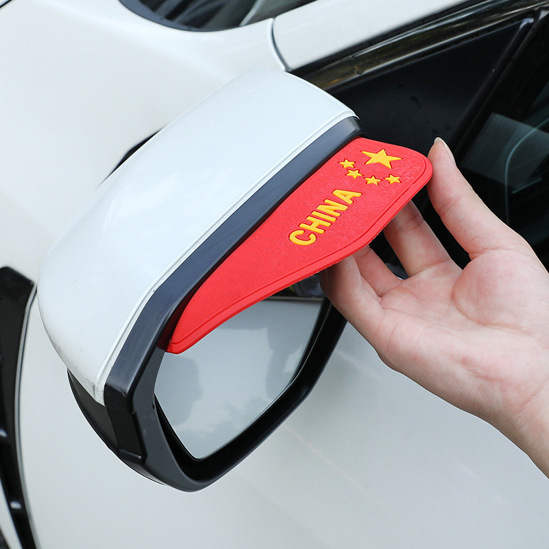 Protetores de chuva para espelhos retrovisores de carro, protetores contra chuva, protetores de chuva (conjunto de 2 peç