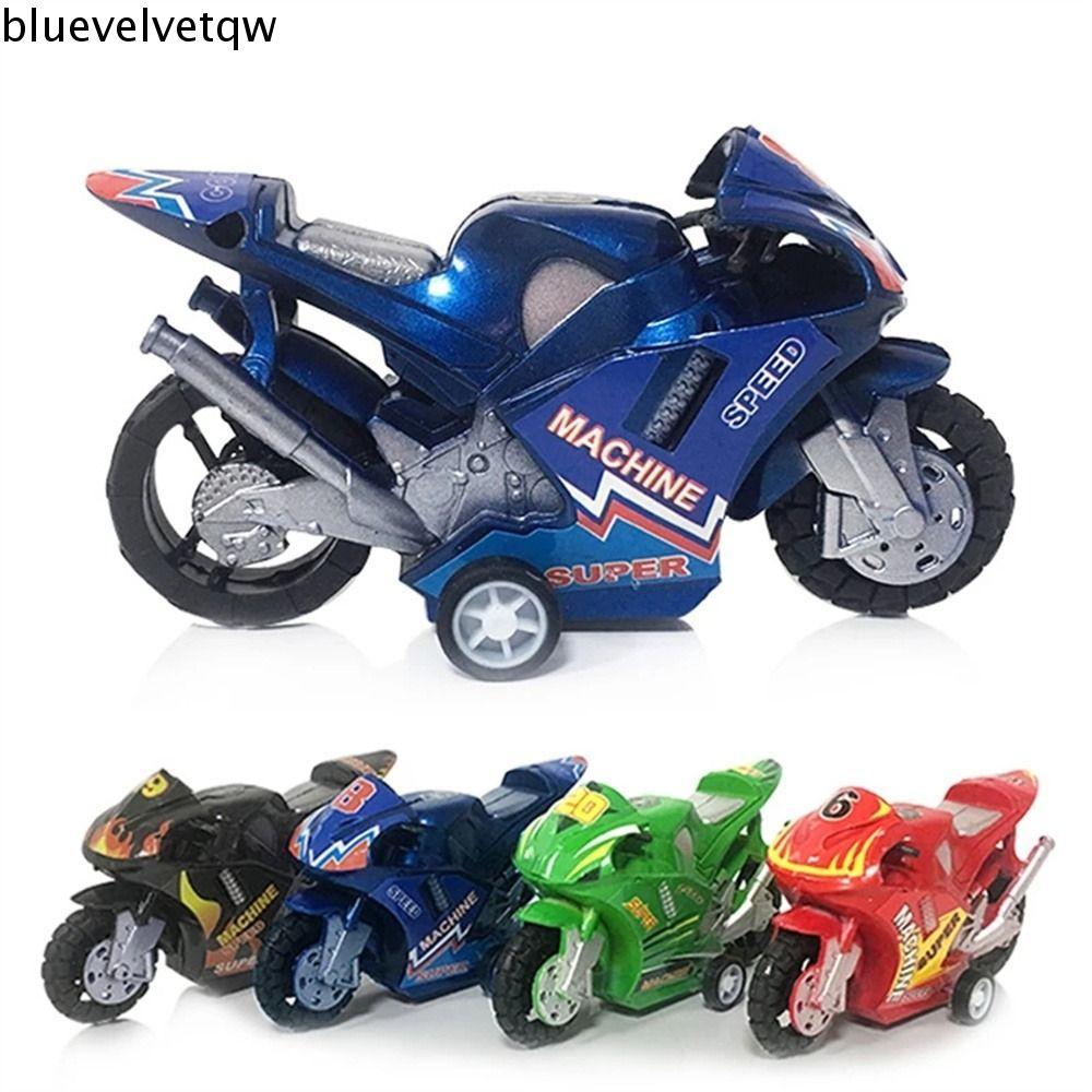 BLUEVELVETQW Modelo De Motocicleta Infantil Mini Enfeites De Plástico Brinquedos Divertidos Para Crianças Brinquedo