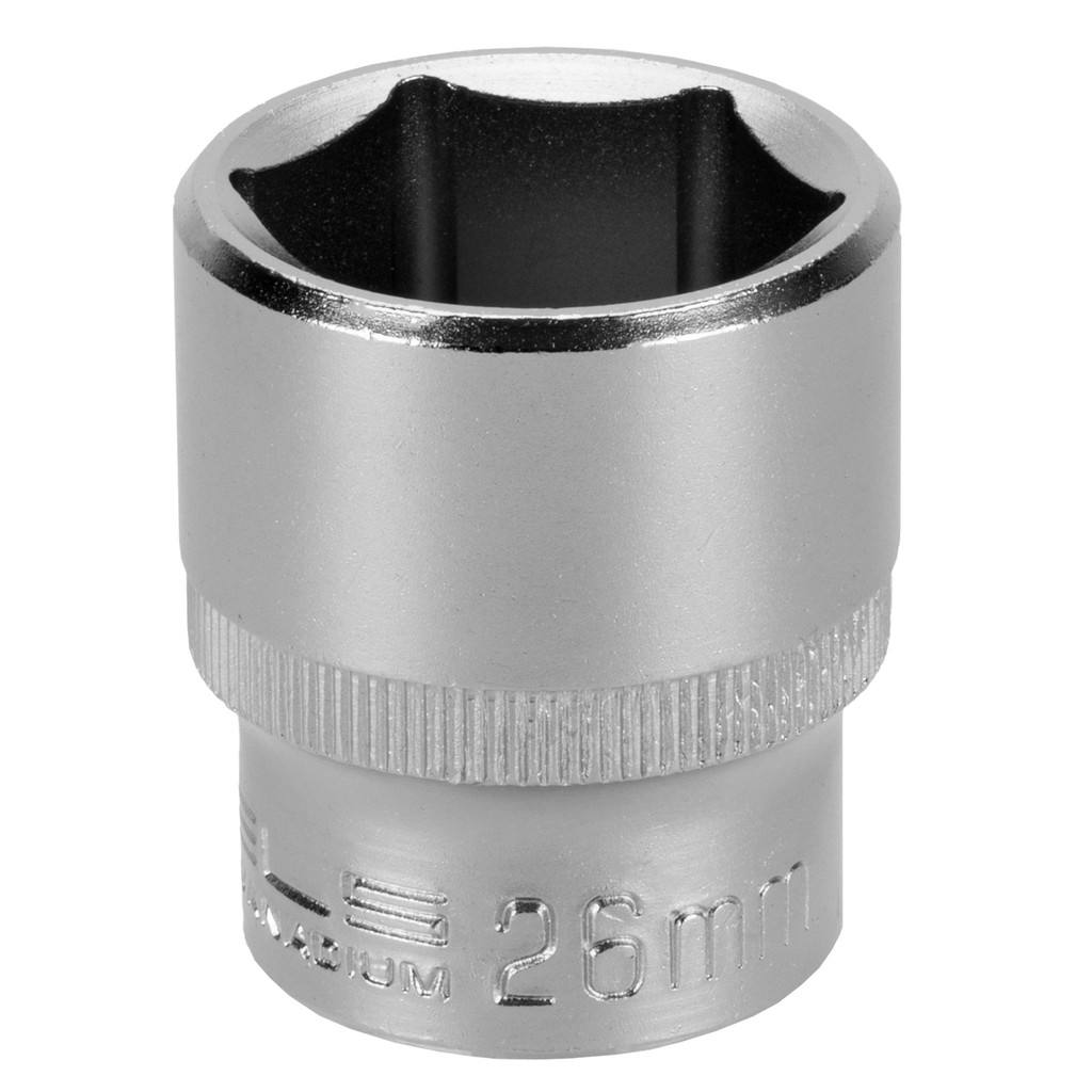 SOQUETE SEXTAVADO 1/2POL CRV CLIPS PLASTICO 26MM 1PC STELS