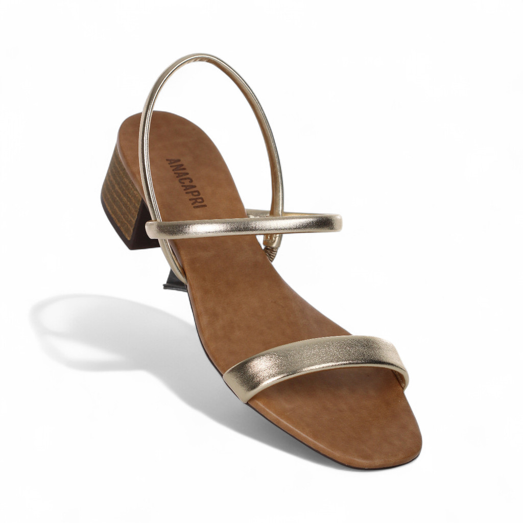 Sandália Anacapri Classic Minimal Dourado - Feminino