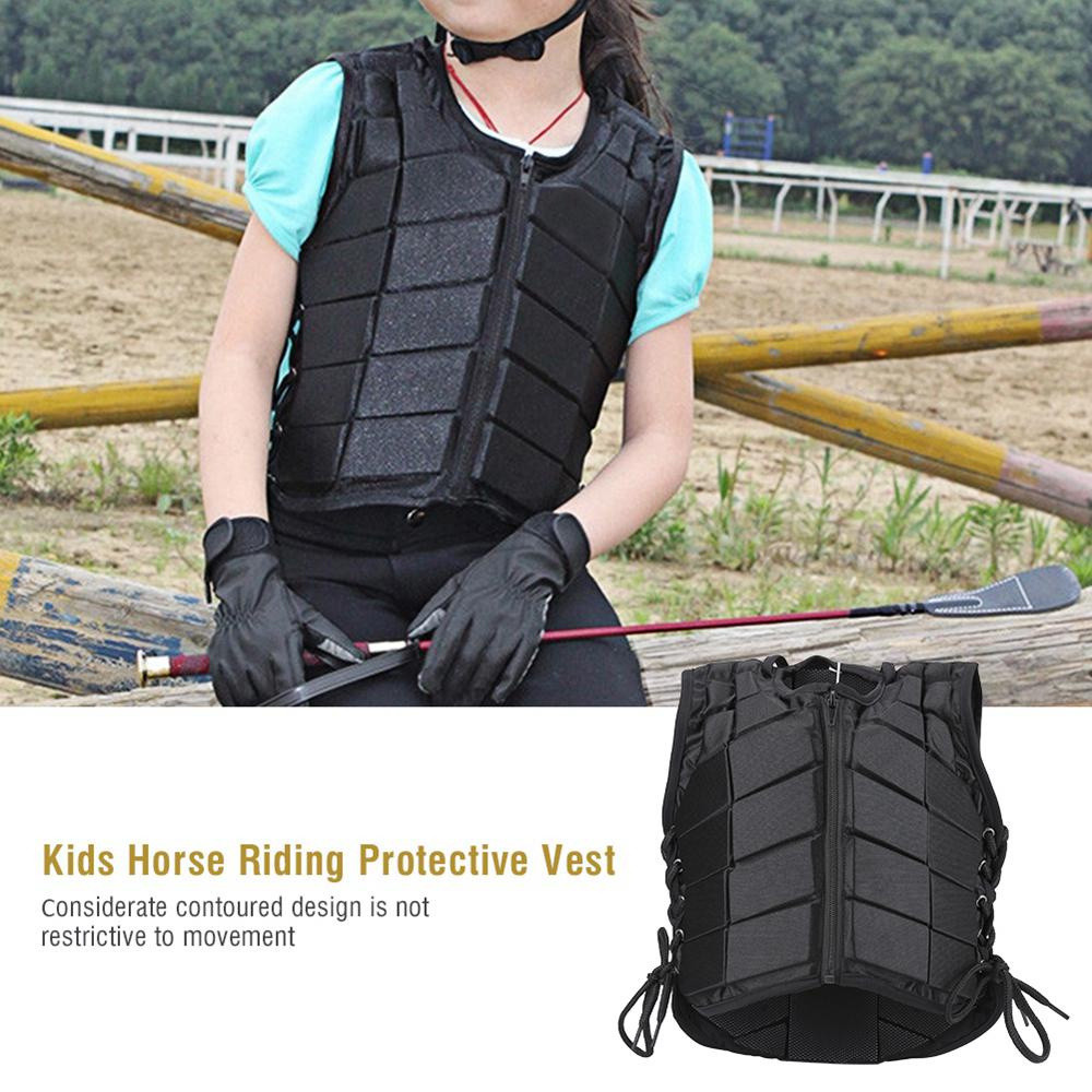 Colete De Segurança Equestre Confortável Para Treinamento De Equitação Infantil Equipamento De Proteção Protetor Corpora