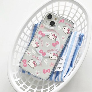 Capinha Para iPhone Laço magnético da Hello Kitty Para iPhone XR 11 12 13 14 15 16 17 Air Plus Pro Promax em Oferta na Shopee
