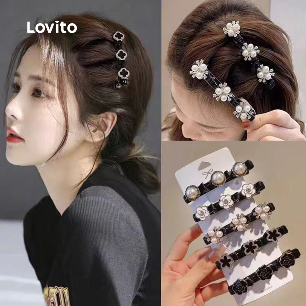 Lovito Exquisite Grampos de Cabelo LCS31A134 em Oferta na Shopee