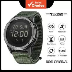 Relógio Digital Masculino Terrax North Edge 50M À Prova D'água Para Natação Ao Ar Livre Presente Moderno