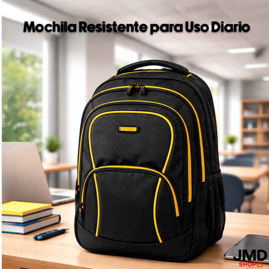 Mochila Reforçada para Uso Diário com Compartimento Seguro para Notebook
